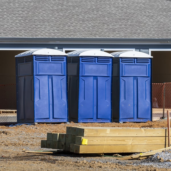 how can i report damages or issues with the porta potties during my rental period in New Hebron Mississippi